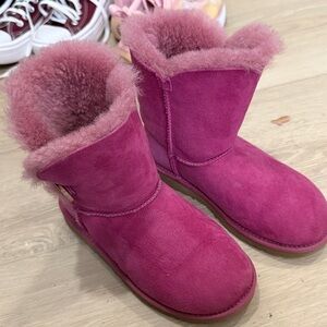 UGG Fuchsia Shearling Boots
